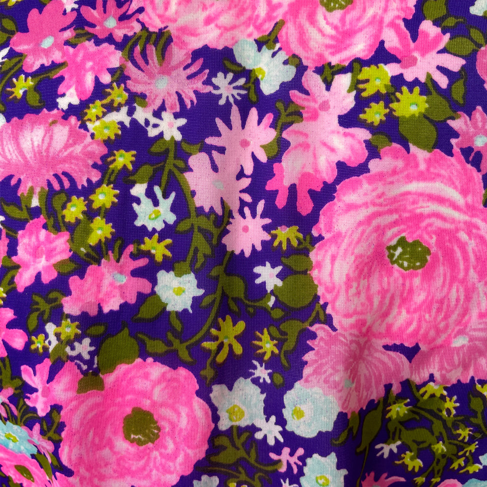 Vintage Spring Pink Floral Shirt
