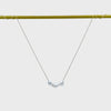 Petite Silvery White South Sea Pearl Necklace