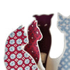 Calico Accordion Cat Card | Cambridge Imprint