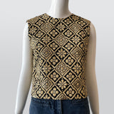 60s Lurex Sleeveless Top