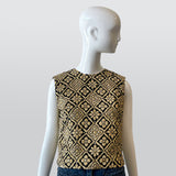 60s Lurex Sleeveless Top