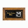 70s “World’s Greatest Mom” Solid Oak Frame