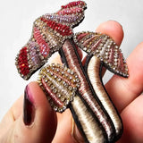 Amanita Panther Mushroom Brooch | Céleste Mogador