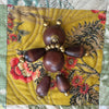 Antique Articulated Wooden Bear Brooch