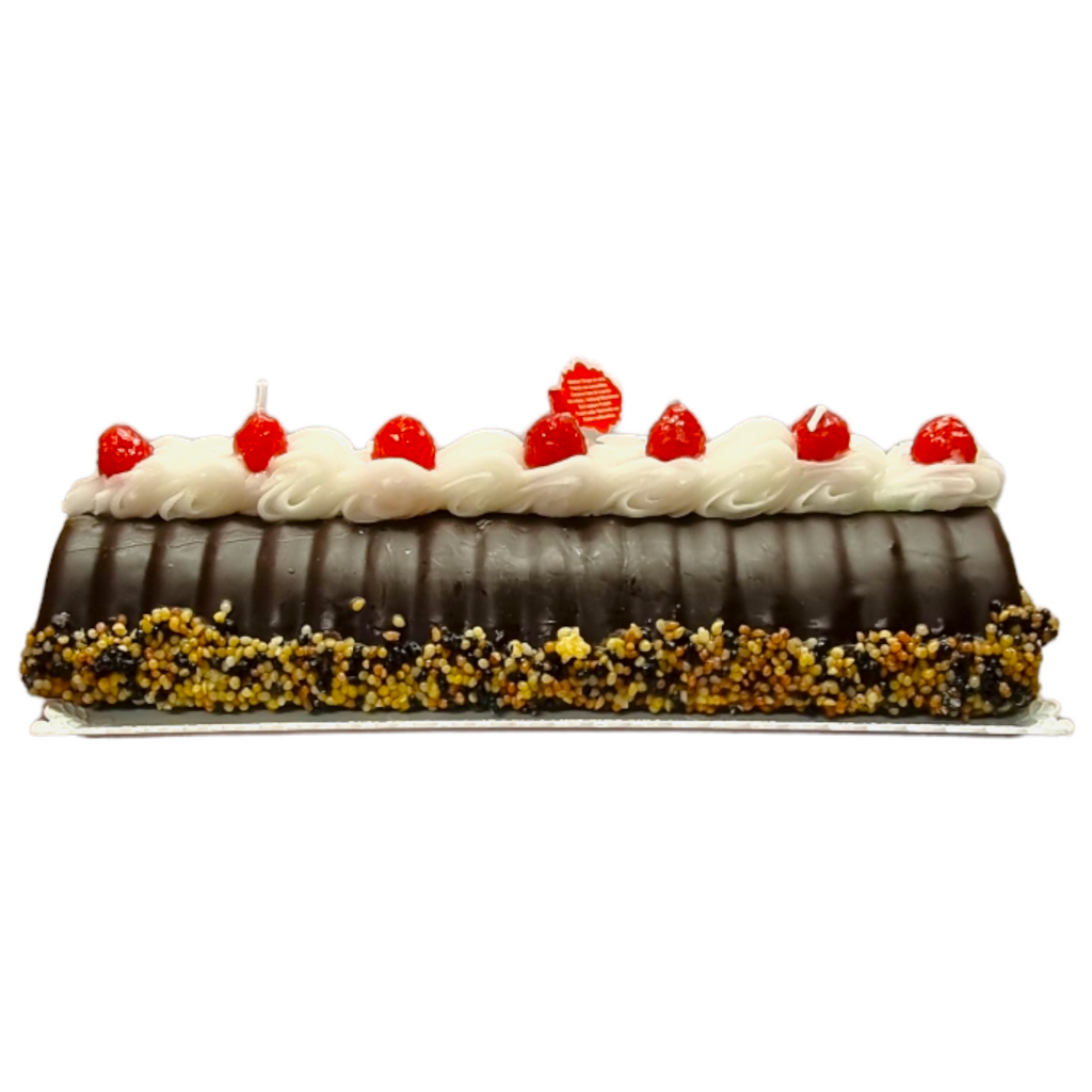 Chocolate Log Cake Candle | Italy