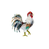 Aurora Rooster Brooch | Trovelore