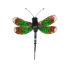 Banded Demoiselle Brooch | Trovelore