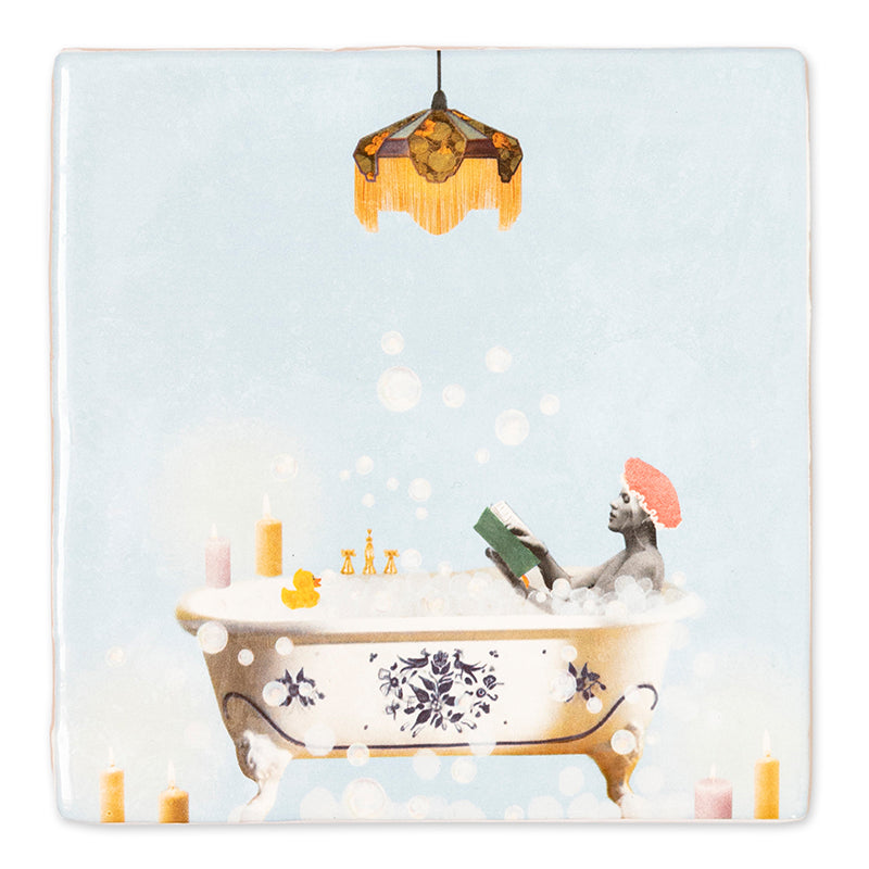 Bathtime Ceramic Tile Art | Netherlands