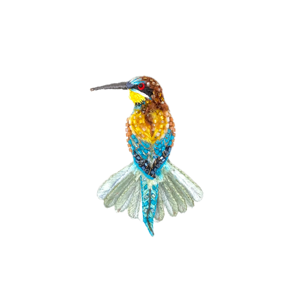 Beekeeper Bird Brooch | Trovelore