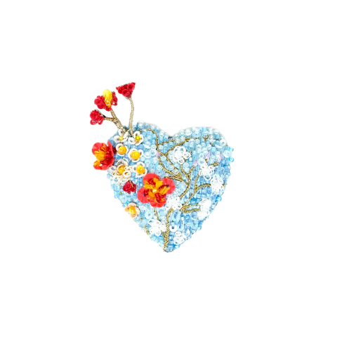 Heart Blossoms Brooch | Trovelore