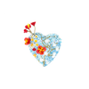 Heart Blossoms Brooch | Trovelore