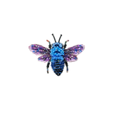 Blue Bumble Bee Brooch | Trovelore