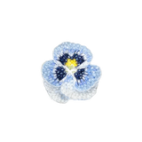 Blue Pansy Brooch | Trovelore