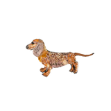 Canela Dachshund Brooch | Trovelore