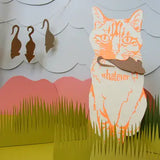 “Whatever” Cat Card | Blackbird Letterpress