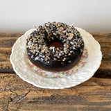 Chocolate Frosted Donut Candle | Italy