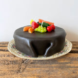 Glazed Cioccolato Candied Frutta Cake Candle | Italy