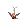 Crimson Topaz Hummingbird Brooch | Trovelore