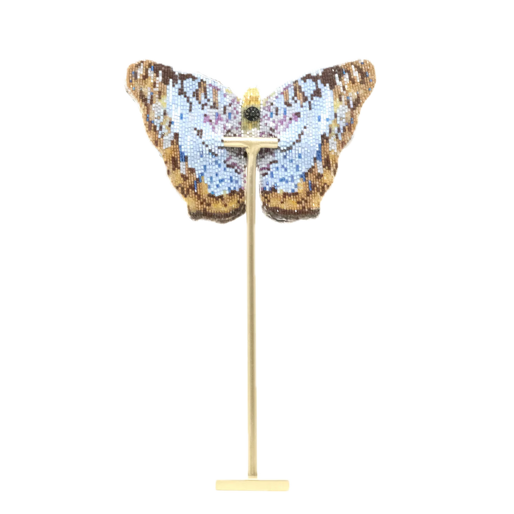 White Peacock Butterfly Object Art | Trovelore