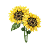 Dancing Sunflowers Brooch | Trovelore