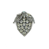 Rhinestone Apple Brooch | Vintage