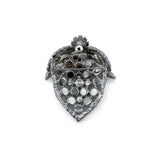 Rhinestone Apple Brooch | Vintage