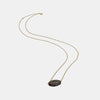 Diamond Pavé Barrel Spinner Necklace | Small