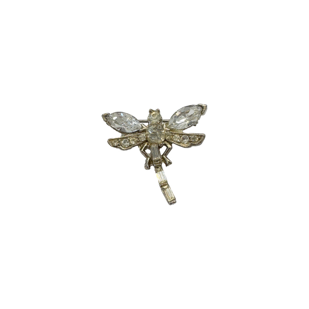 Petite Diamante Dragonfly Brooch | Vintage