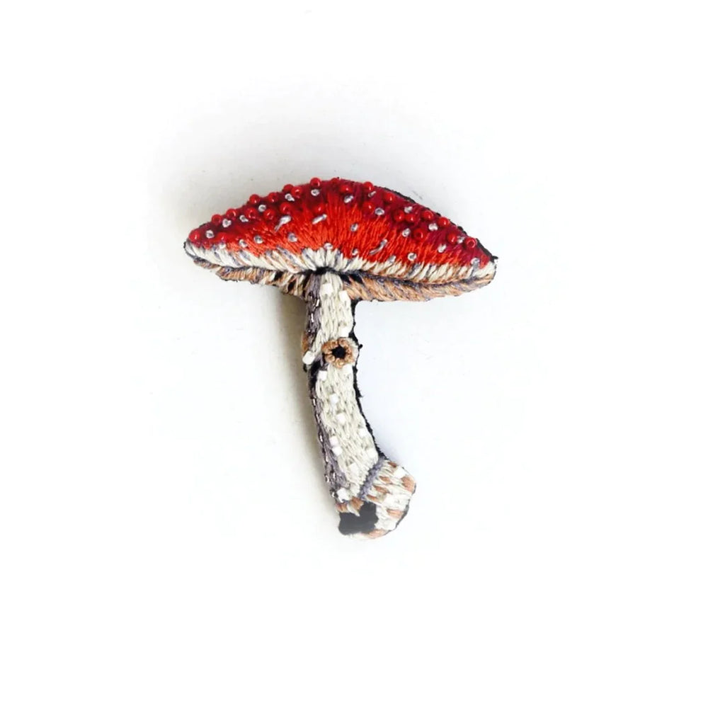 Fly Amanita Mushroom Brooch  | Trovelore