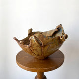 Vintage Freeform Slab Bowl