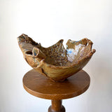 Vintage Freeform Slab Bowl