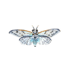 Ghost Cicada Brooch | Trovelore