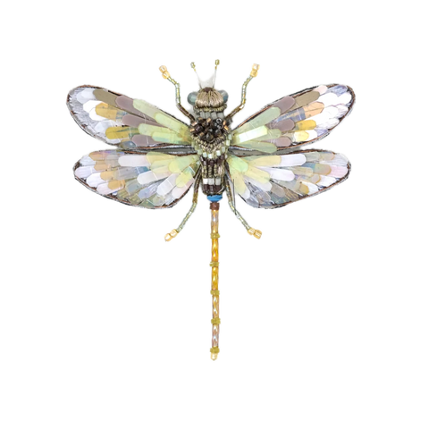 Globe Blue Skimmer Brooch | Trovelore