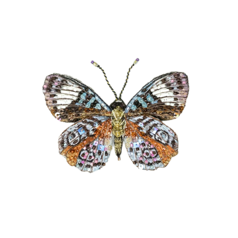 Green Crowned Woodnymph Brooch | Trovelore