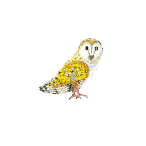 Golden Owl Brooch | Trovelore