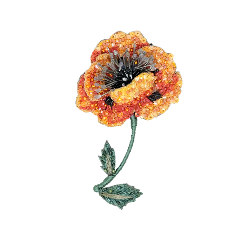 Golden Poppy Brooch | Trovelore