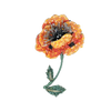Golden Poppy Brooch | Trovelore