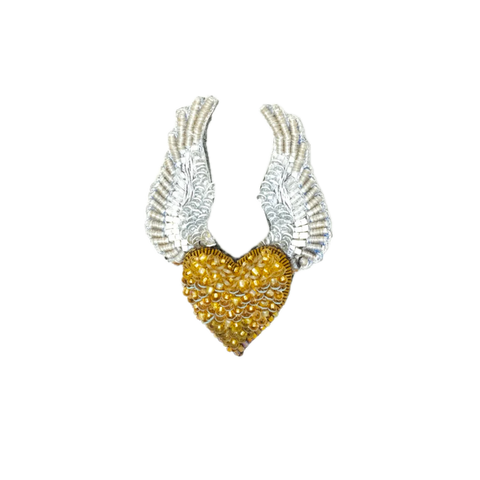Goldwing Angel Brooch | Trovelore