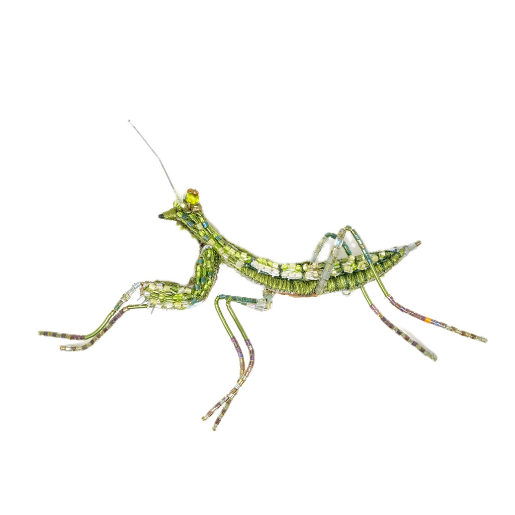Green Mantid Brooch | Trovelore