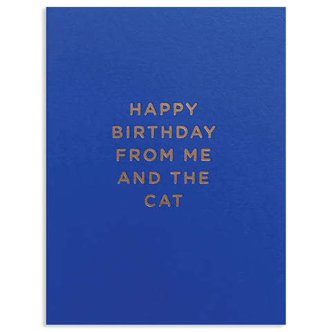 Happy Birthday From The Cat And Me | Kelly Hyatt
