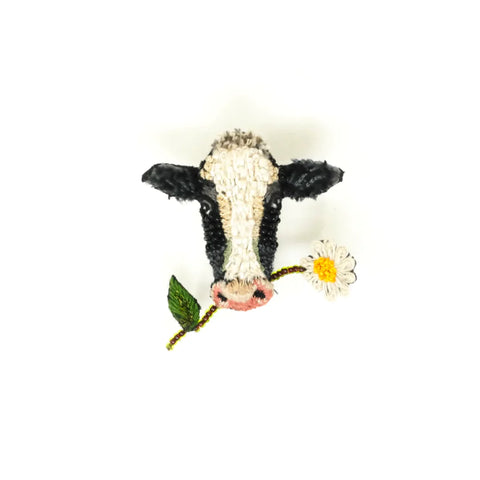 Happy Cow Brooch | Trovelore