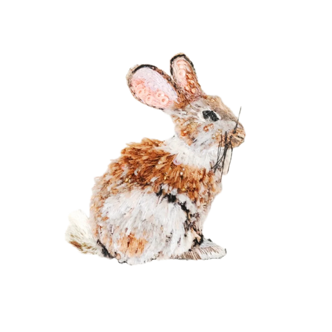 Happy Rabbit Brooch | Trovelore