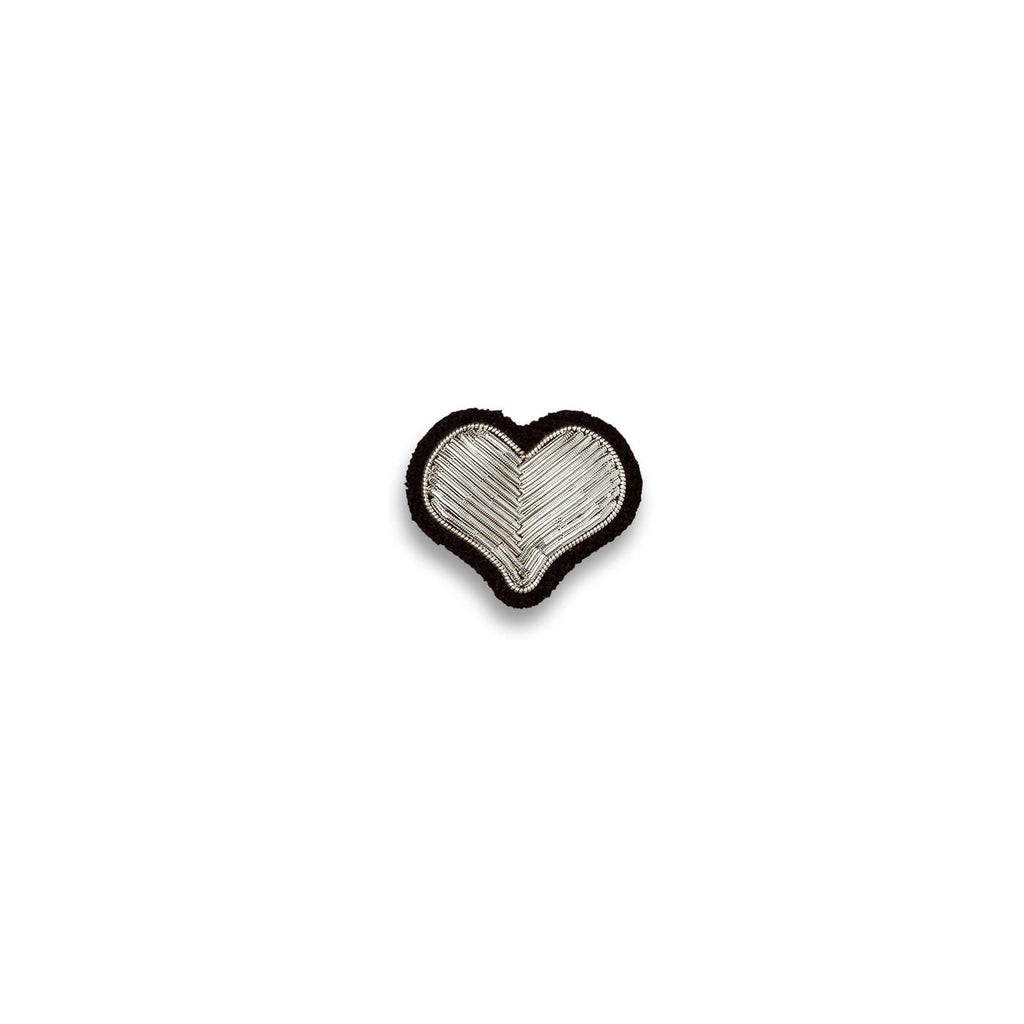 Silver Heart Brooch | Macon et Lesquoy