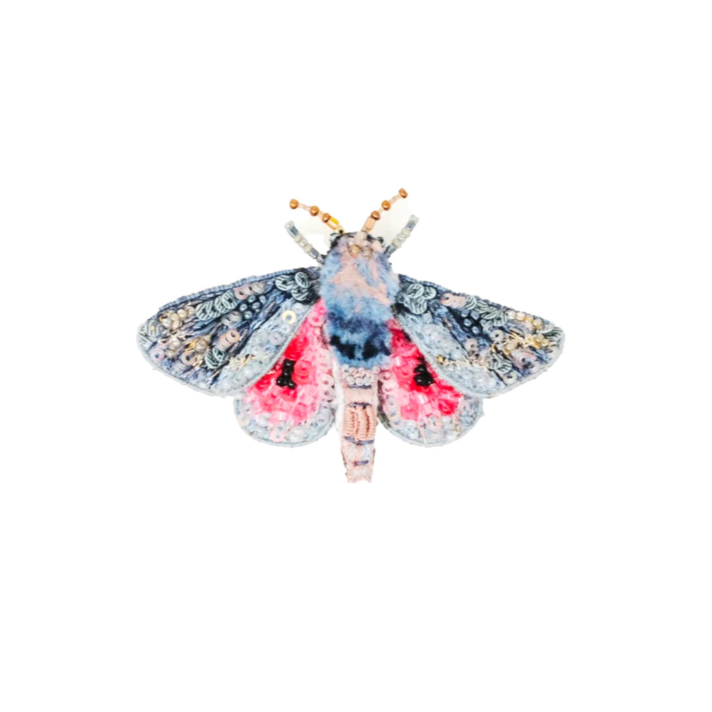 Hubbard's Small Silk Moth Brooch | Trovelore