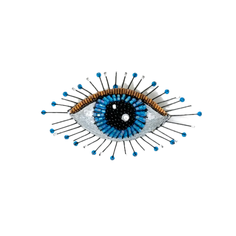 Lapis Eye Brooch | Trovelore