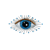 Lapis Eye Brooch | Trovelore