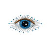 Lapis Eye Brooch | Trovelore