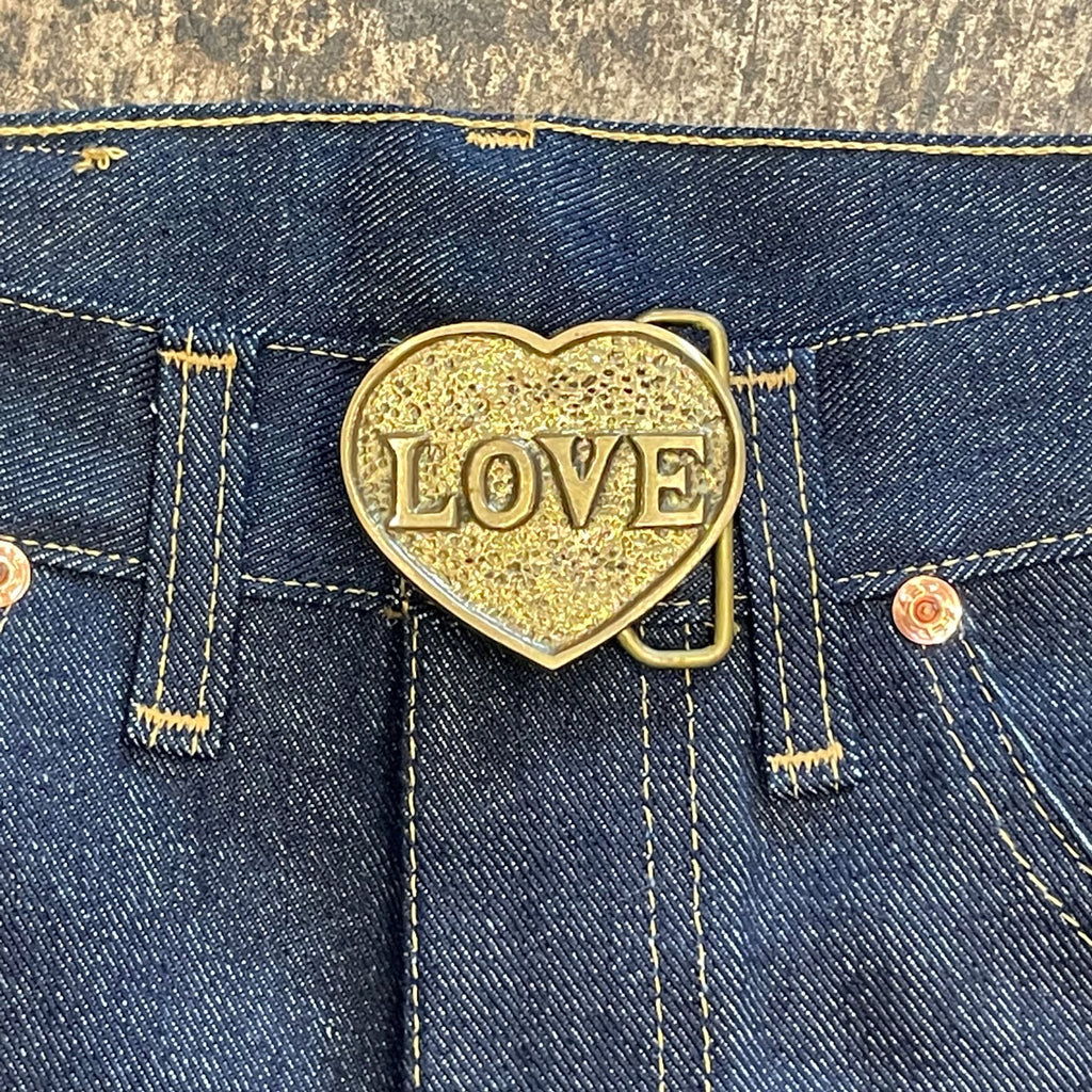 Vintage LOVE Heart Belt Buckle | Buckle ONLY