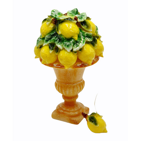 Large Lemon Urn Candle | Italy