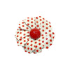 MCM Red & White Polka Dot Flower | Vintage
